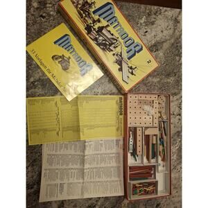 Matador Austrian Toy set wooden building block Pre-owned GOOD in box